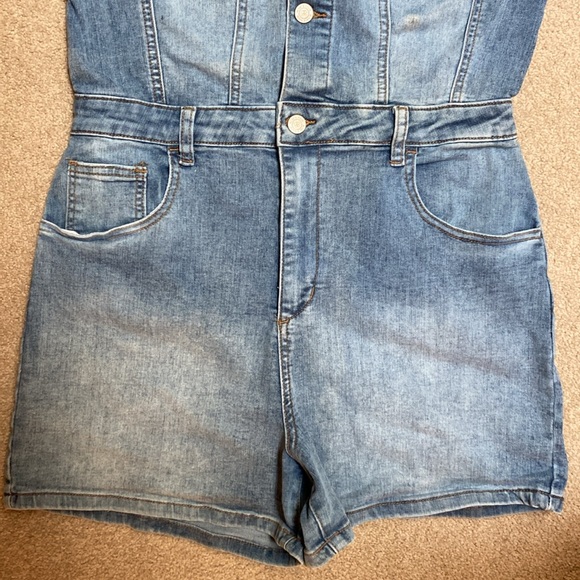 Altar’d State Skylar Denim Romper - Picture 7 of 16
